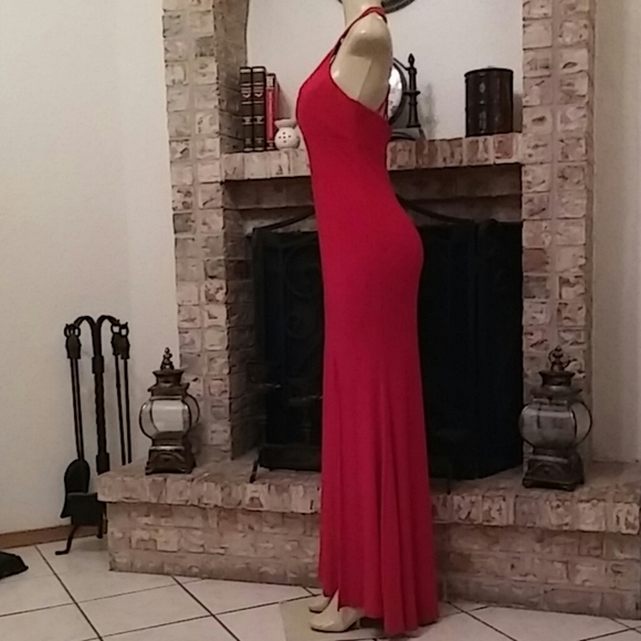 Jump Apparel Halter Top Prom Dress - Picture 2 of 8
